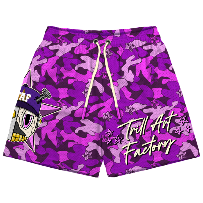Astroid "Wonka Camo" Double Mesh Shorts