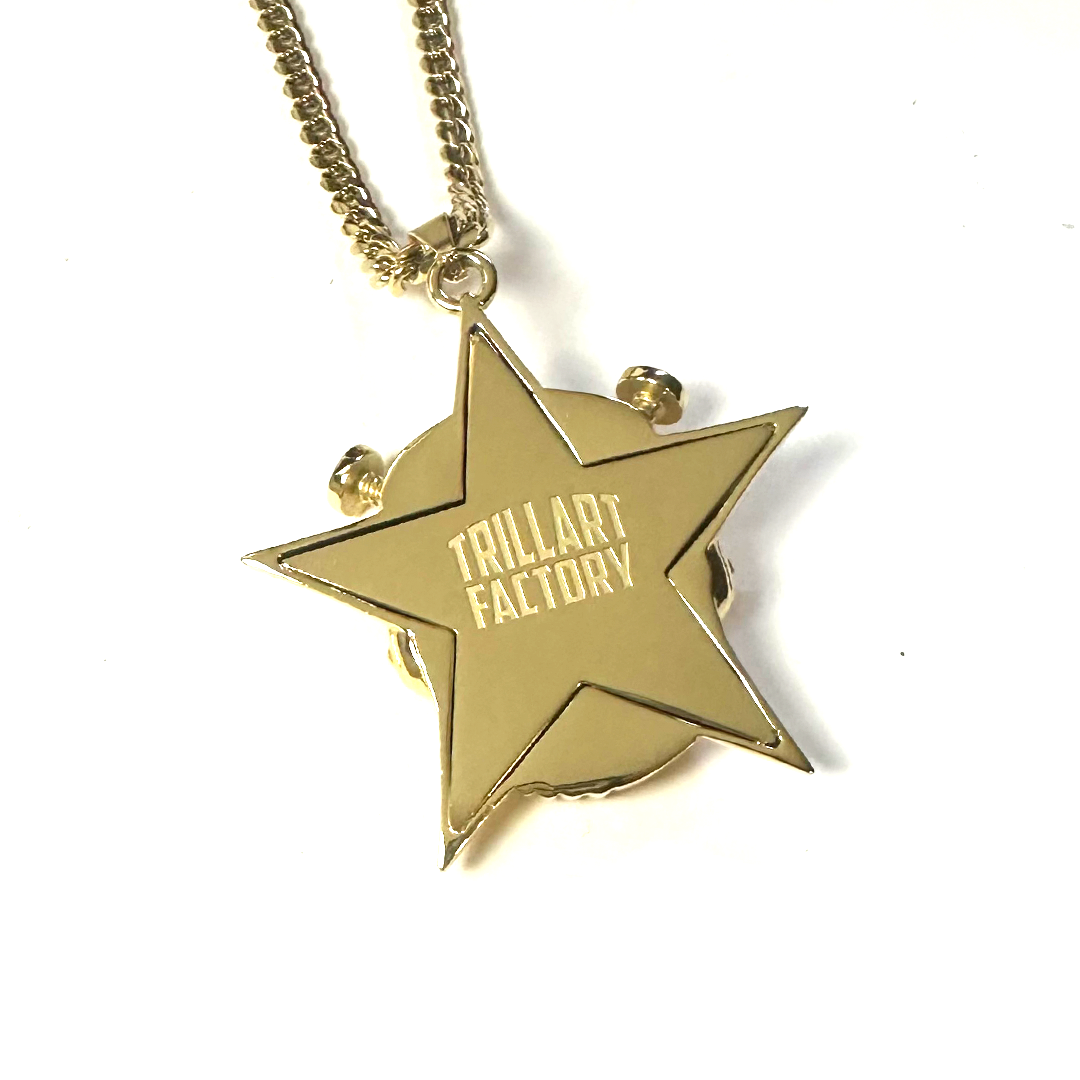 Astroid Star - Gold Plated Stainless Steel Chain – Trill Art Factory