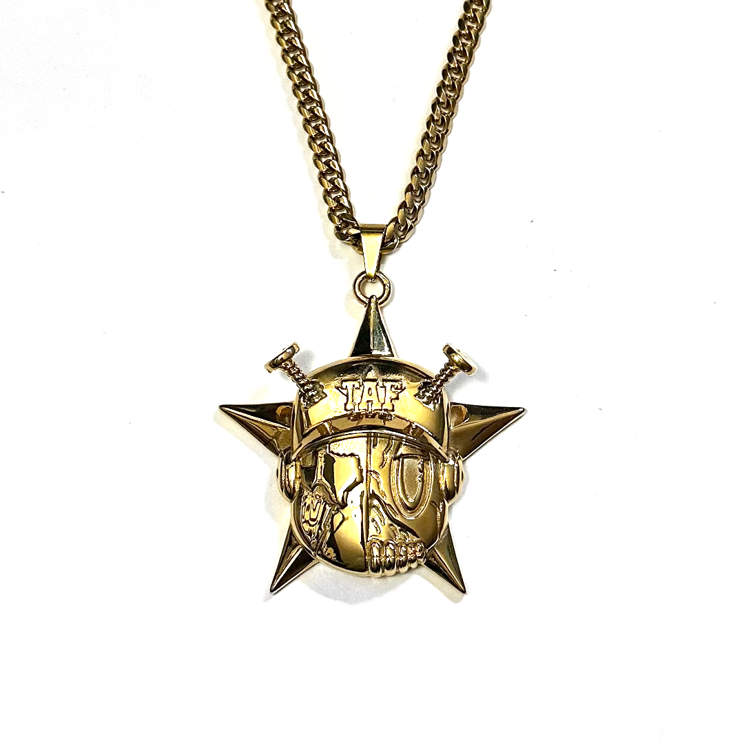 Astroid Star - Gold Plated Stainless Steel Chain – Trill Art Factory