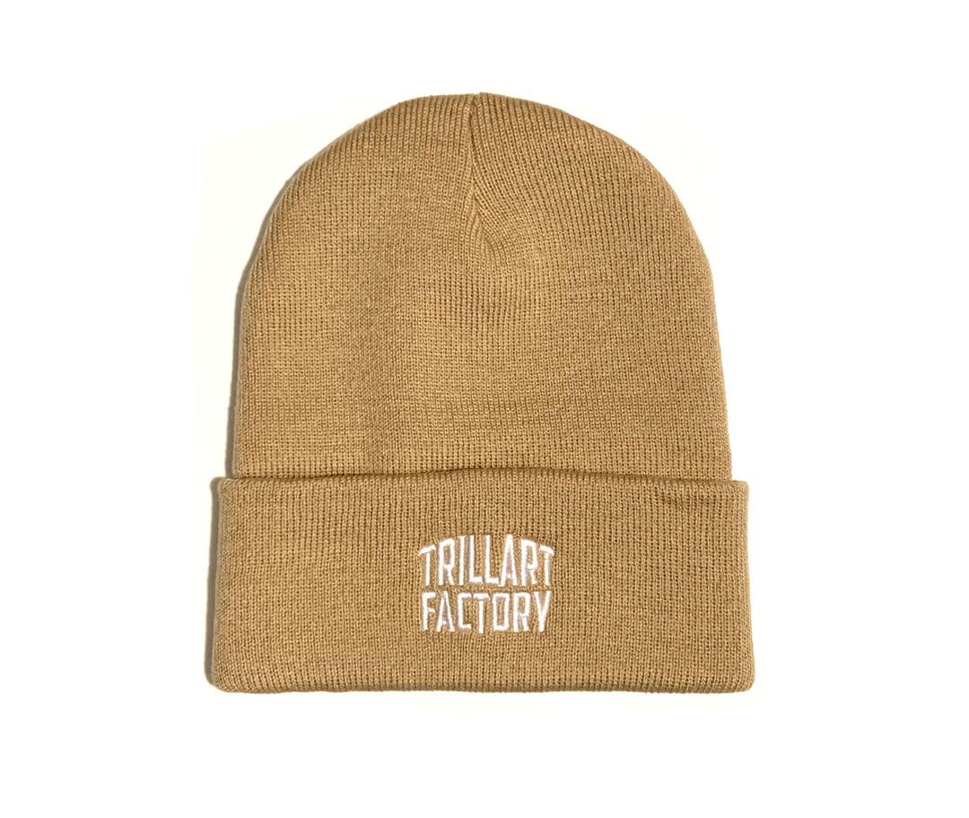 Trill Art Factory Beanie - Tan