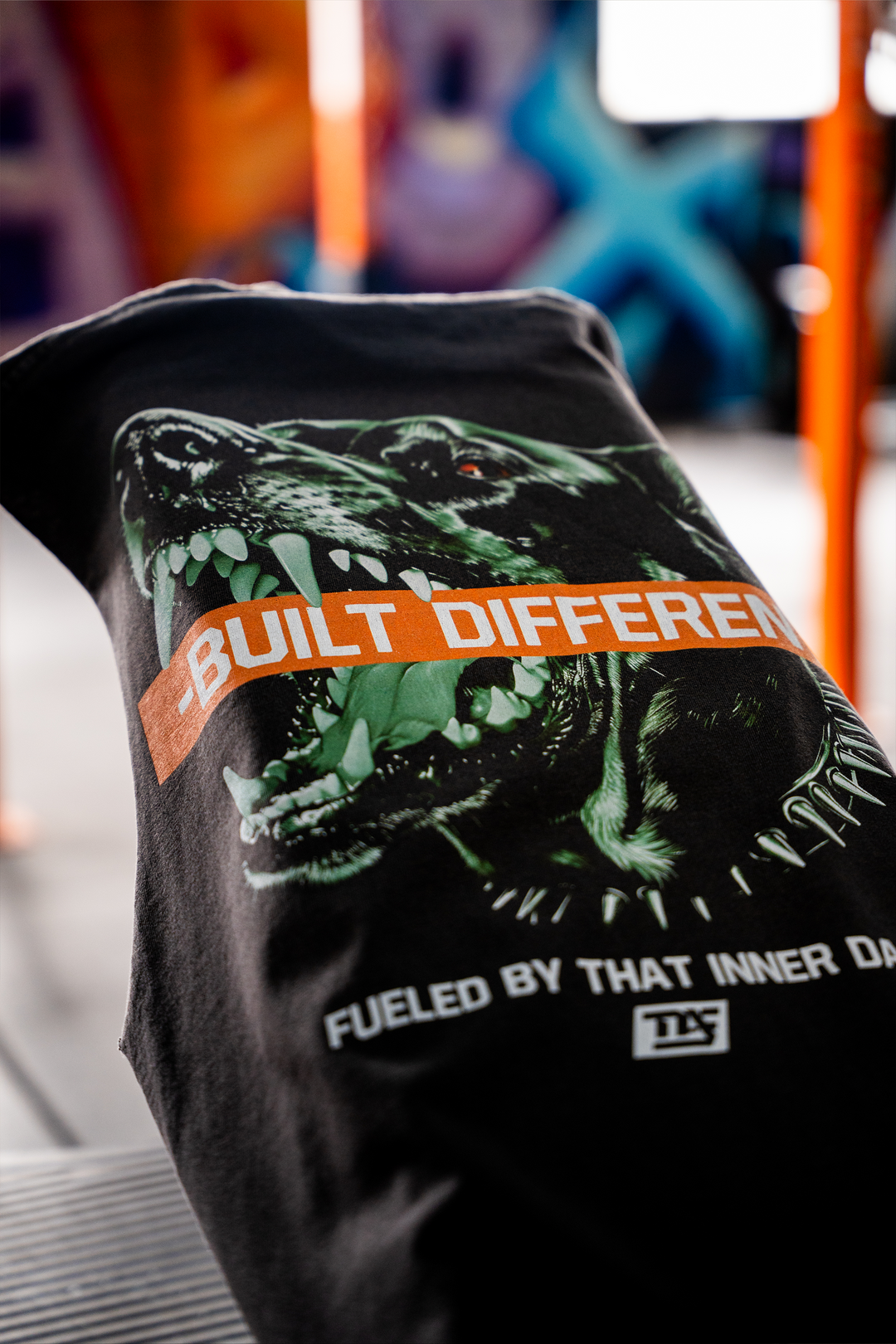 Inner Dawg Vintage Grey - Premium Tank (Orange)