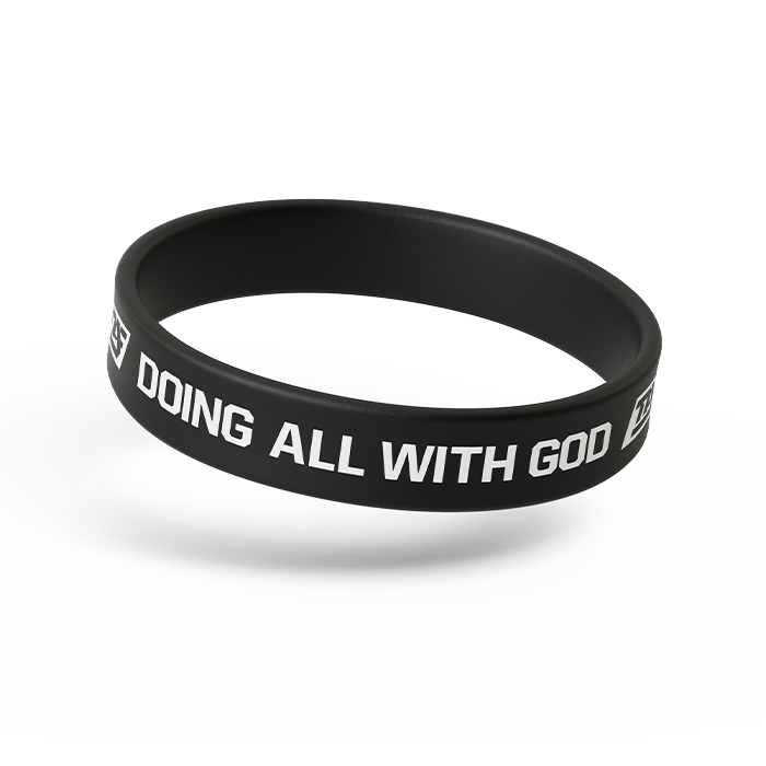 DAWG MENTALITY | Doing All With God Wristband - Black