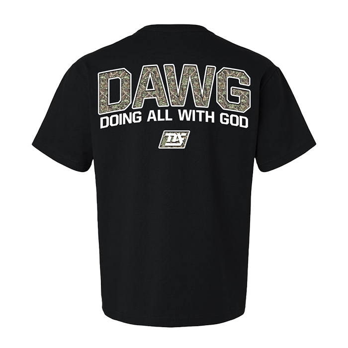 DAWG | Upper Back Camo - Boxy Fit Premium (Black)