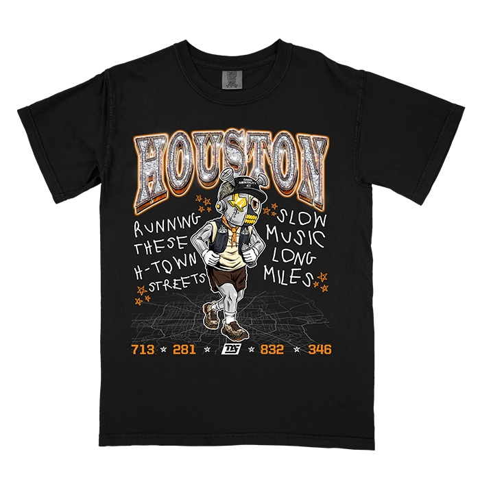 H-Town Road Runner - Standard Tee (Black)