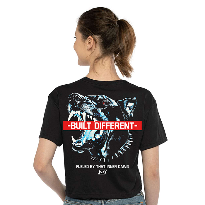 Inner Dawg - Women's Crop Top (Black)