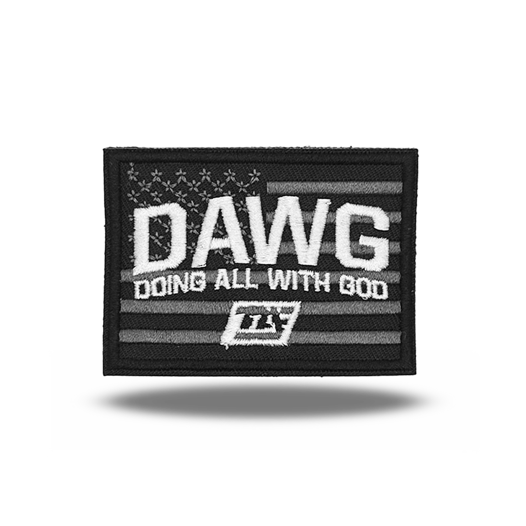 DAWG | DOING ALL WITH GOD - U.S. Flag Patch