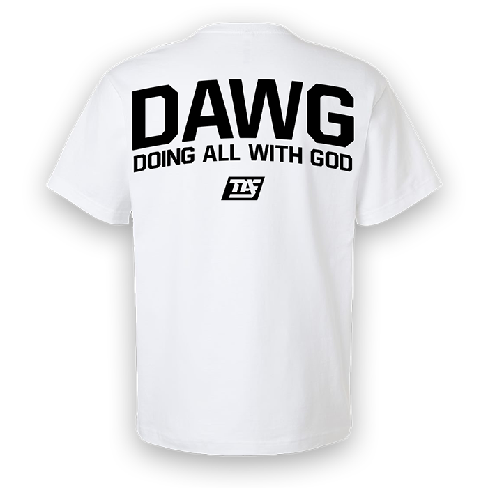 DAWG | Upper Back - Boxy Fit Premium (White)