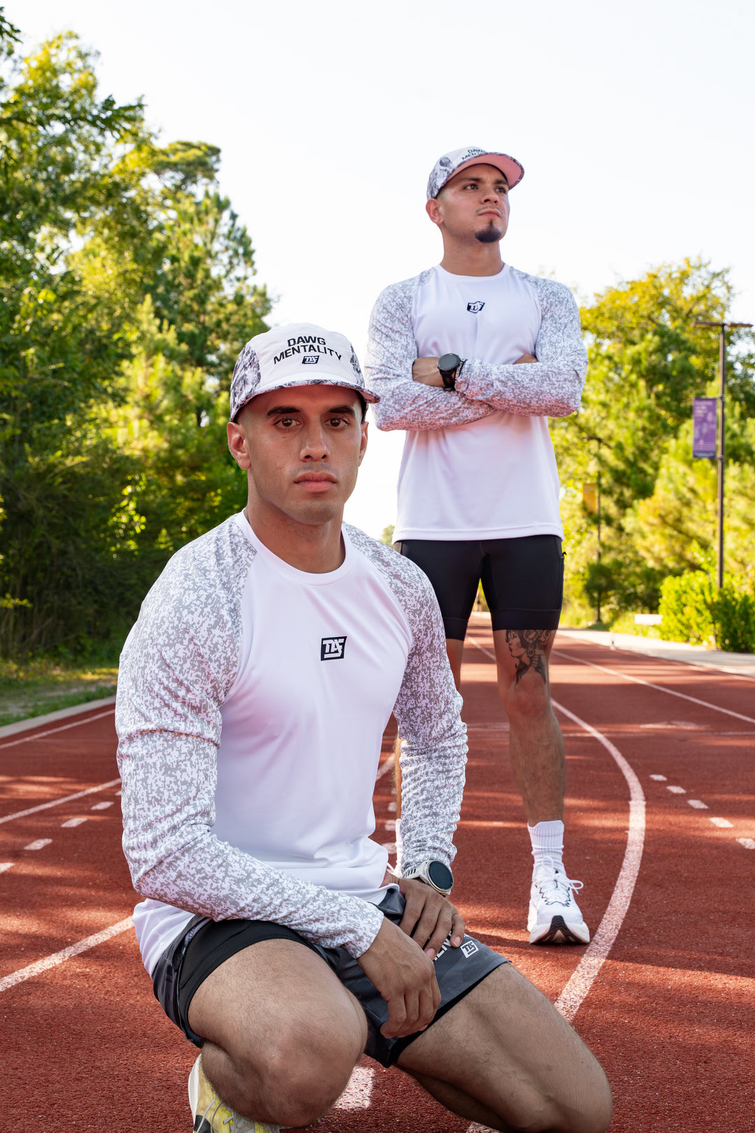 TAF Digital Camo - Performance Longsleeve (White)