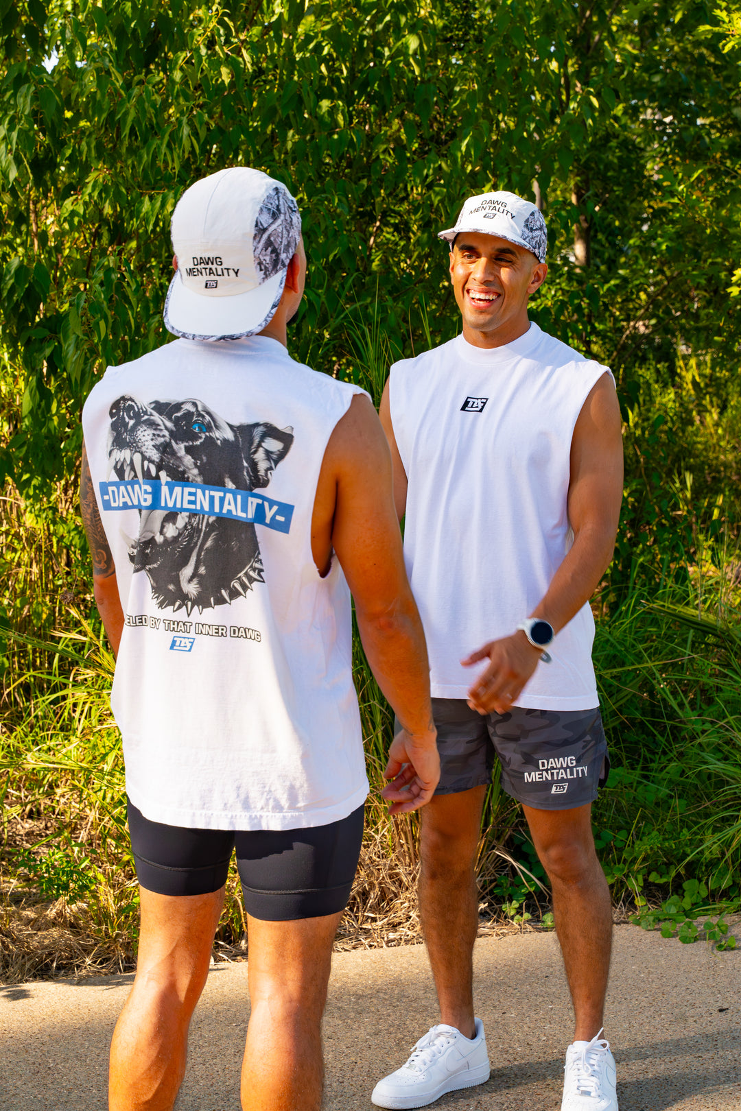 Inner Dawg Blue - Premium Tank (White)