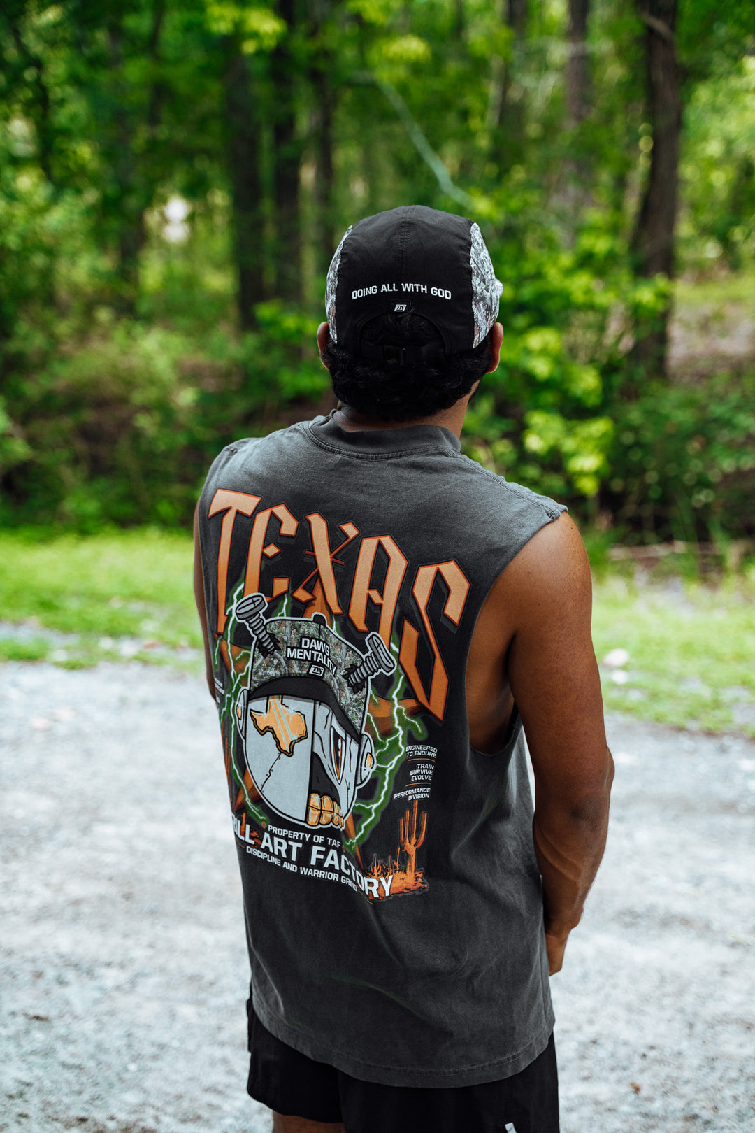 Astroid Texas Star - Premium Tank (Vintage Grey)