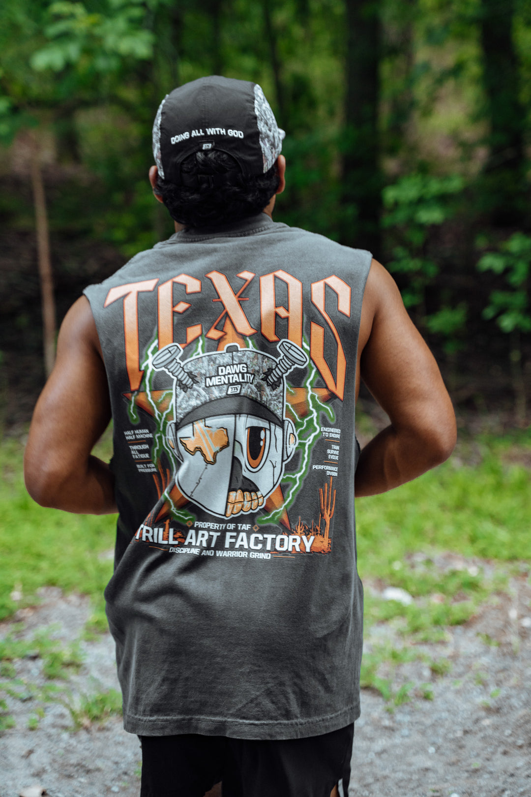 Astroid Texas Star - Premium Tank (Vintage Grey)