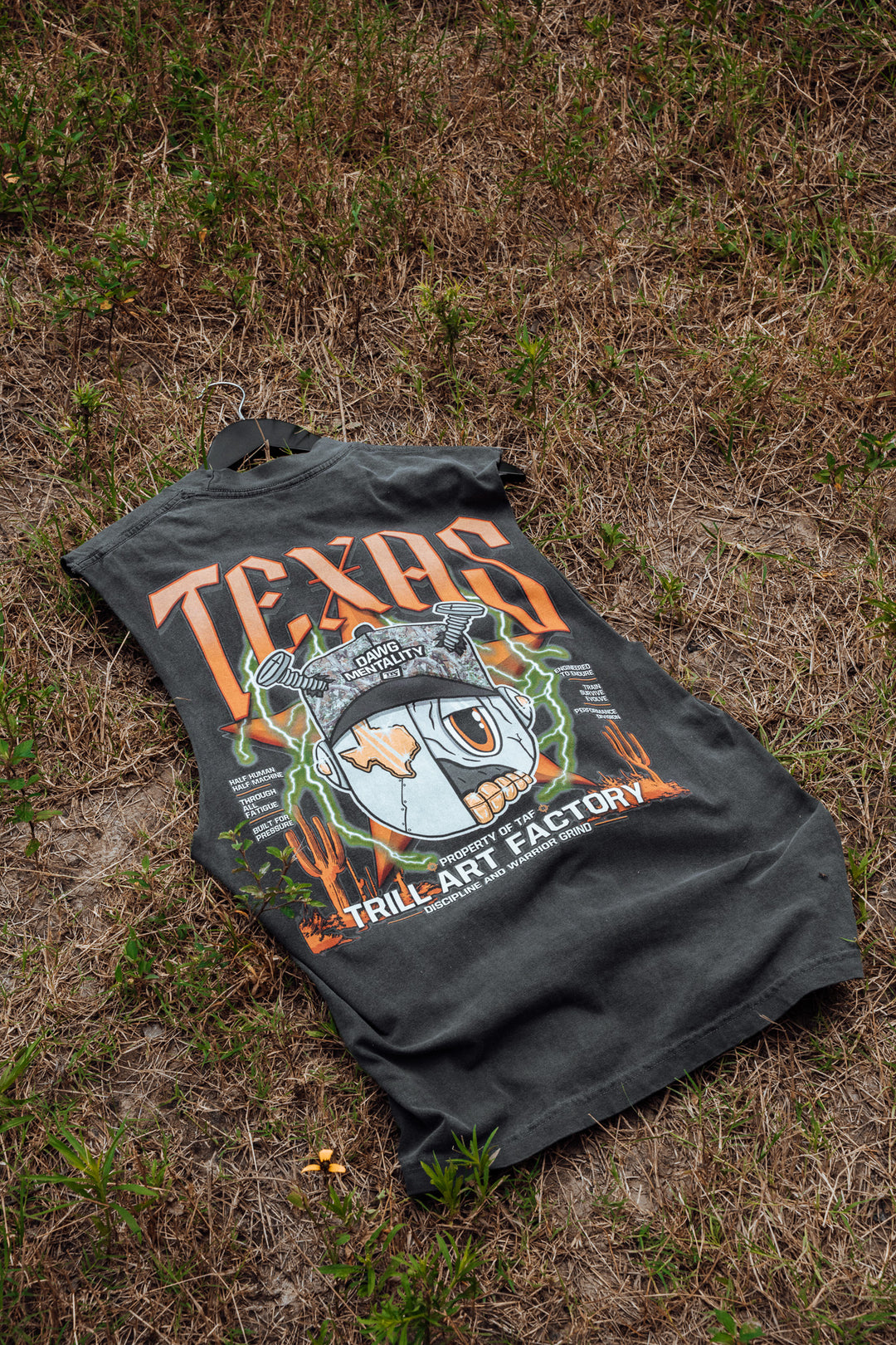 Astroid Texas Star - Premium Tank (Vintage Grey)