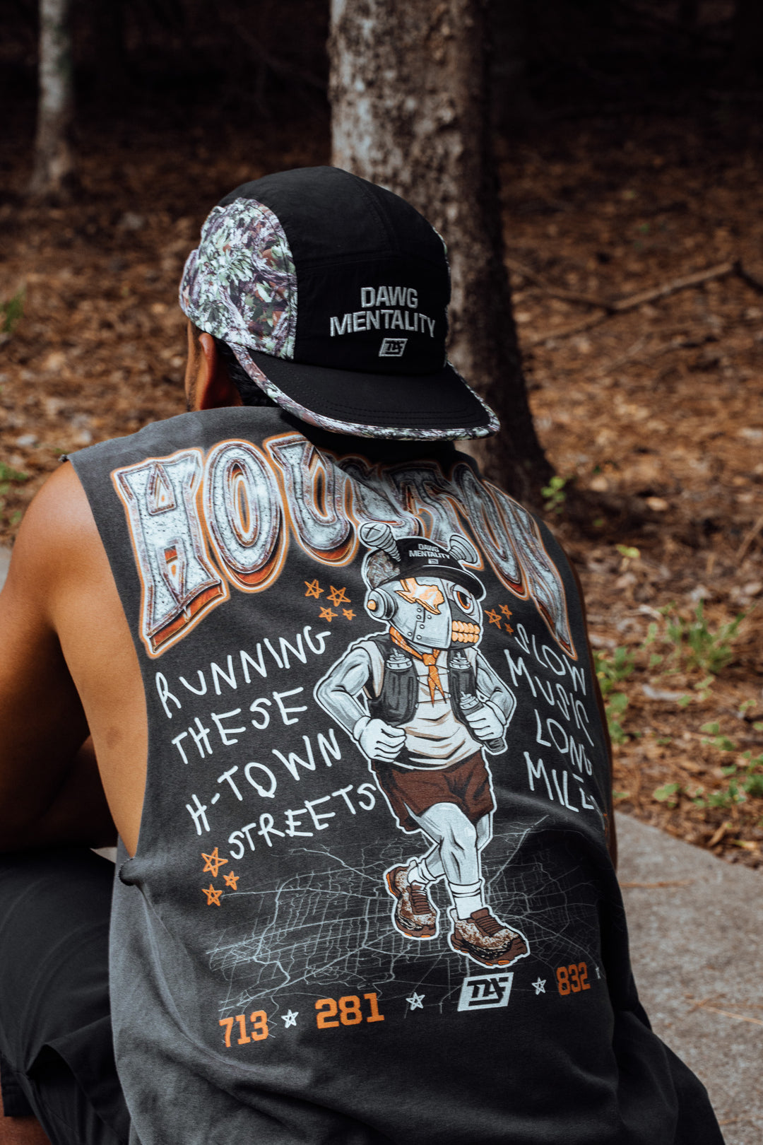 H-Town Road Runner - Premium Tank (Vintage Grey)