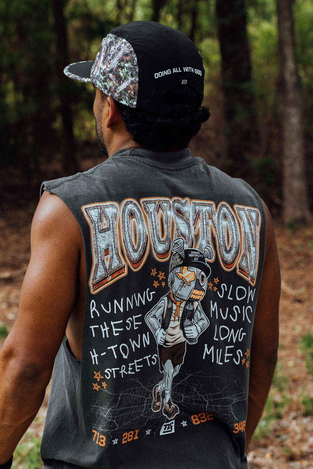 H-Town Road Runner - Premium Tank (Vintage Grey)