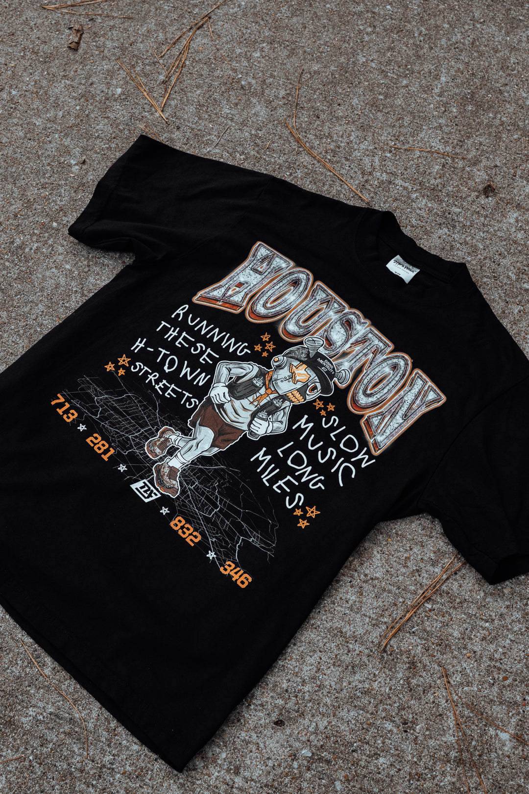 H-Town Road Runner - Boxy Fit Premium (Black)