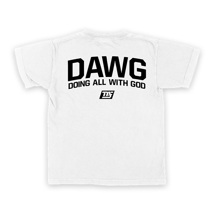 DAWG | Upper Back - Kids (White)