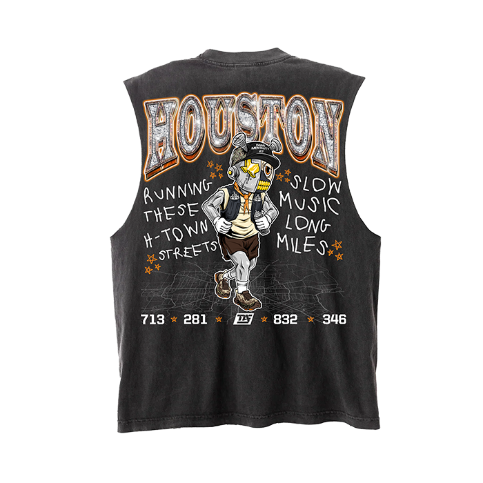 H-Town Road Runner - Premium Tank (Vintage Grey)