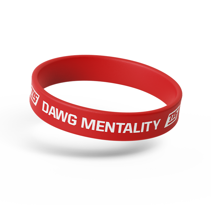 DAWG MENTALITY | Doing All With God Wristband - Red