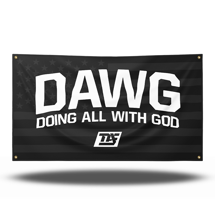 DAWG | DOING ALL WITH GOD - U.S. Flag