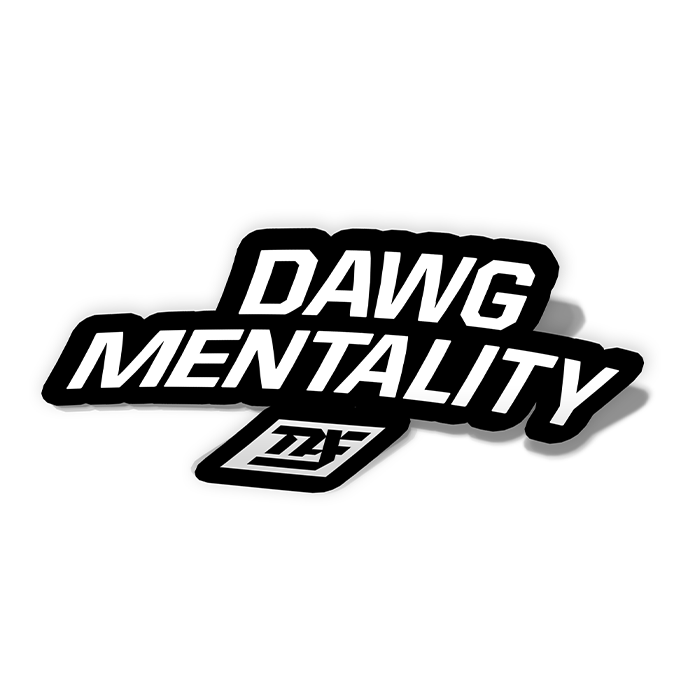 Dawg Mentality 3" Sticker