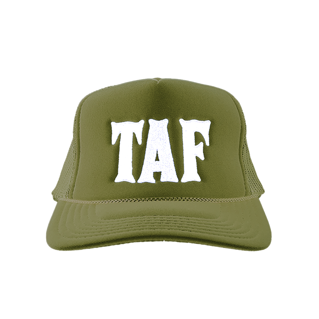 TAF Trucker Cap - Olive Green