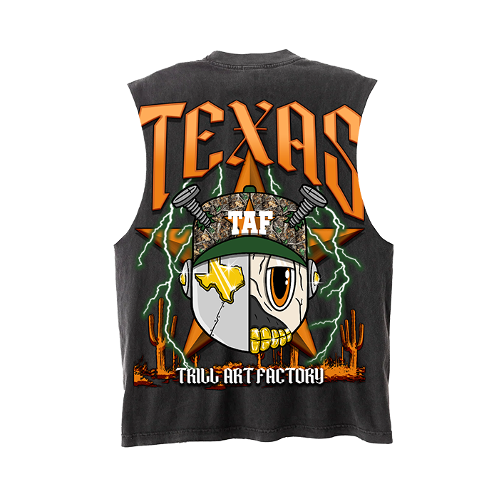 Astroid "Texas" Orange/Vintage Grey - Premium Tank