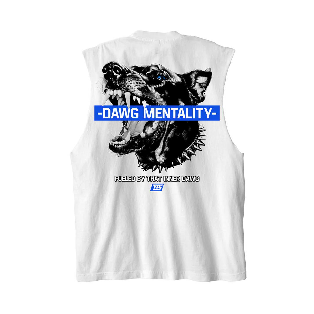 Inner Dawg Blue - Premium Tank (White)