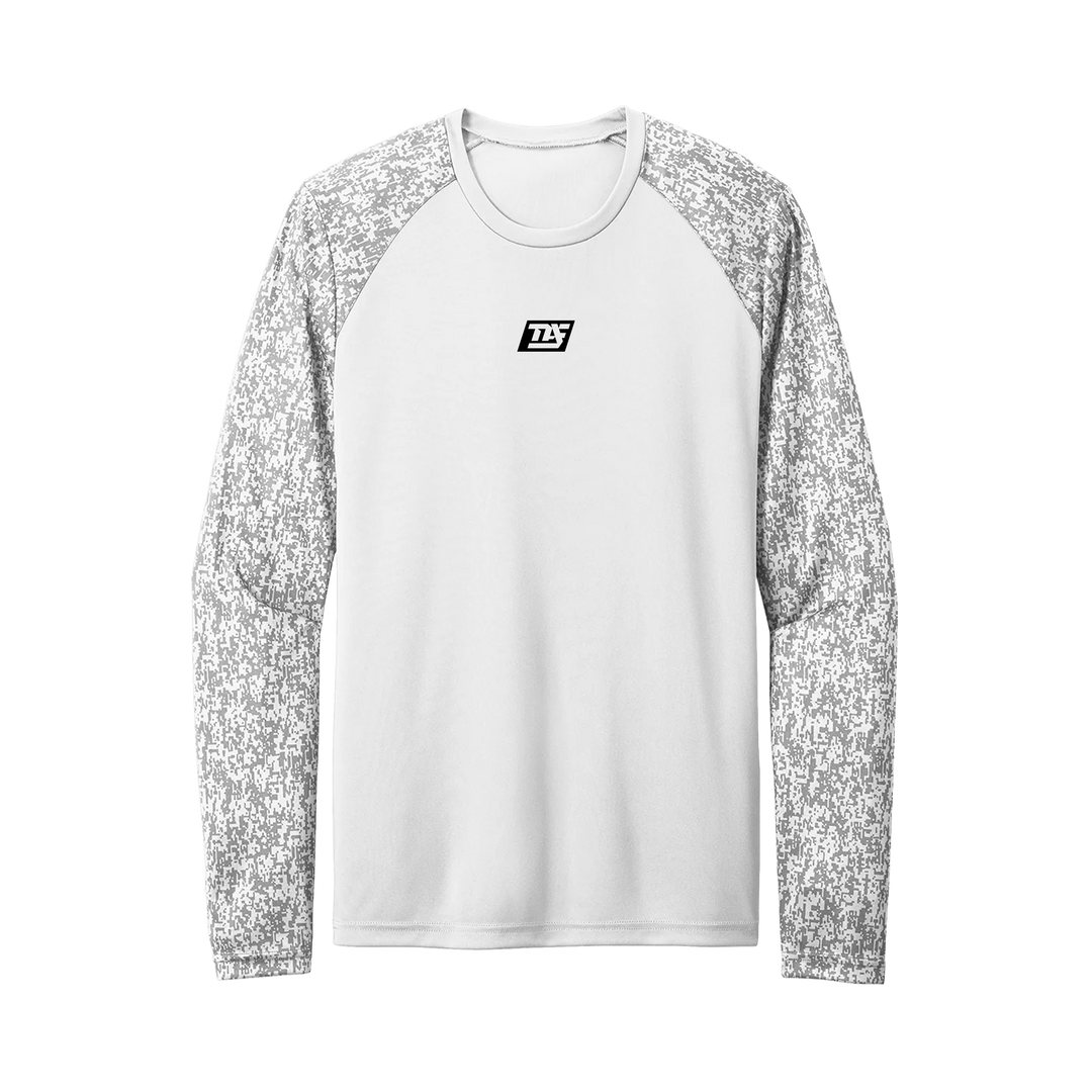 TAF Digital Camo - Performance Longsleeve (White)