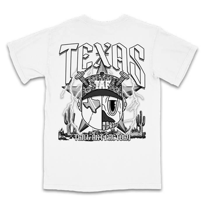 Astroid "Texas" Black/White - Standard Tee