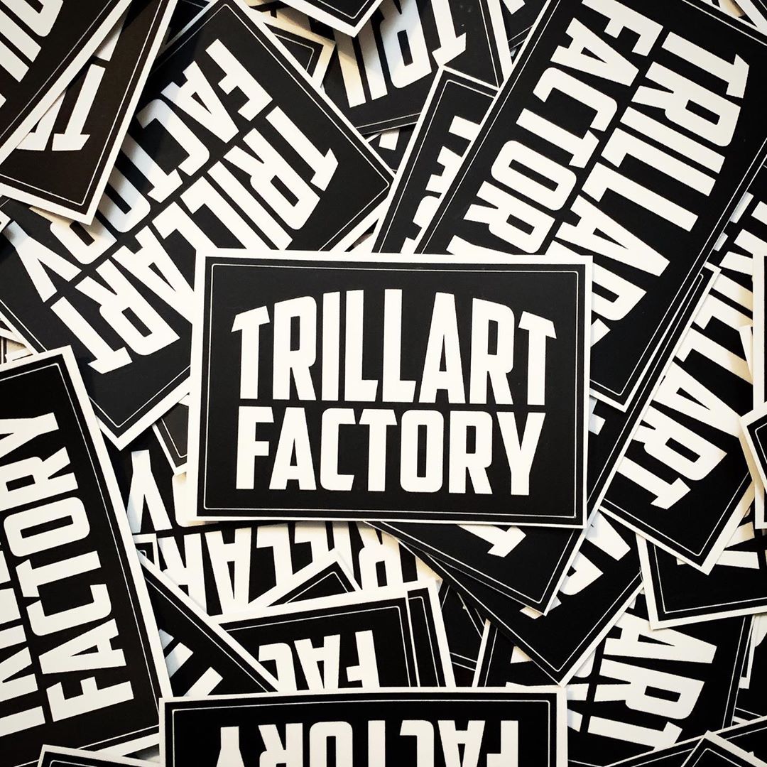 TRILLARTFACTORY™ Logo Sticker