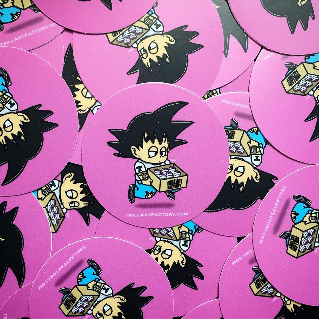 TAF PackMan Circle Sticker