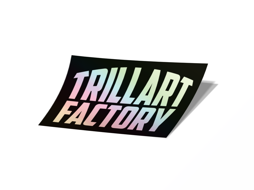 TRILLARTFACTORY™  Holographic Logo sticker
