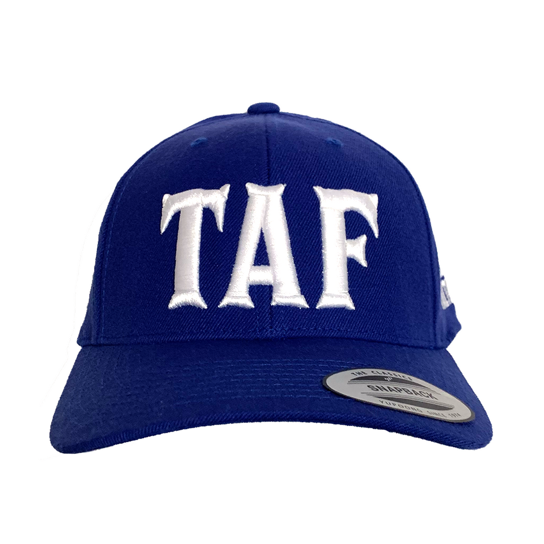 TAF Premium Curved Snapback - Blue