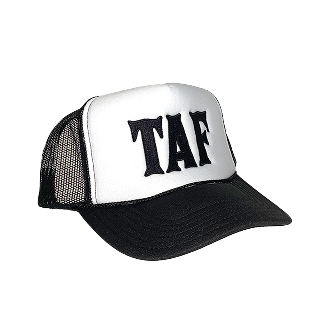 TAF Trucker Cap - White/Black